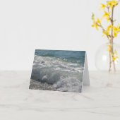 Welle Nantucket Karte (Gelbe Blume)