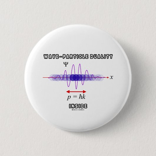 Welle-Partikel Dualität innerhalb des Button (Vorderseite)