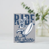 Welle Postkarte (Stehend Vorderseite)