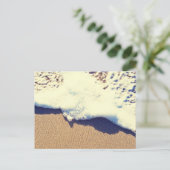 Welle Postkarte (Stehend Vorderseite)