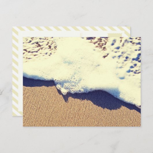 Welle Postkarte (Vorne/Hinten)