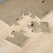 Welle und Fußabdrücke - Puzzle (Seite)