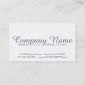 Welle Visitenkarte (Rückseite)