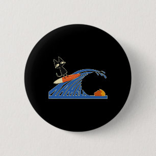 Welle von blauen Katzen Blaue Katzen Wave für Kama Button