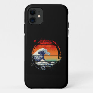 WELLE VON KANAGAWA VINTAGE SONNENUNTERGANG Case-Mate iPhone HÜLLE