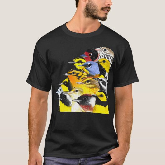 Welle von Warblers T-Shirt (Vorderseite)