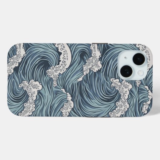 wellen 2 Case-Mate iPhone hülle (Rückseite (Horizontal))