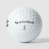Wellen am Sandstrand Beach Bum Golfball (Logo)