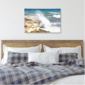 Wellen am Strand Leinwanddruck (Insitu (Schlafzimmer))