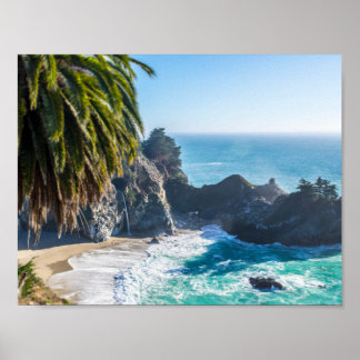 Wellen am Strand Poster