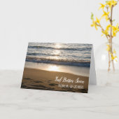 Wellen am Strand wird bald von der Gruppe gut Karte (Gelbe Blume)