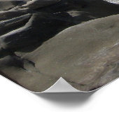 Wellen am Wind in Sea Poster (Ecke)