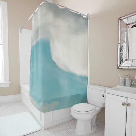 Wellen auf allen Wegen Duschvorhang (Beispiel)