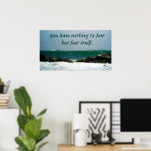 Wellen auf dem Aufstieg_Poster Poster (Heimbüro)