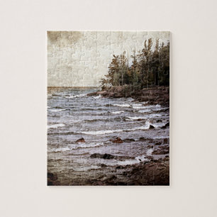 Wellen auf dem Lake Superior Puzzle