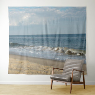 Wellen auf dem Ocean Beach Shoreline Tapestry Wandteppich