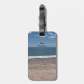 Wellen auf dem Tag für das Gepäck Gepäckanhänger (Rückseite vertikal)