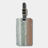 Wellen auf dem tropischen Strand Gepäckanhänger (Vorderseite vertikal)