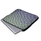 Wellen auf dem Wasserkörper Laptopschutzhülle (Vorne Knopf)