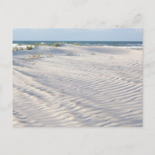 Wellen auf der Sand-Postkarte Postkarte