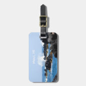 Wellen auf Maui-Küste Gepäckanhänger (Vorderseite vertikal)