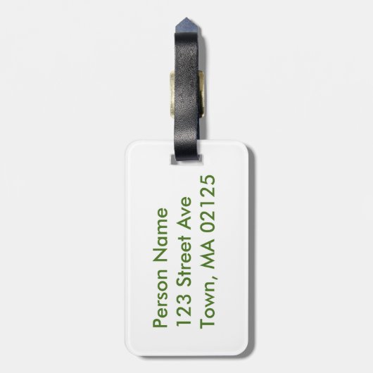 Wellen auf Maui-Küste Gepäckanhänger (Rückseite vertikal)