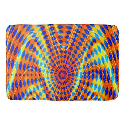 Wellen..... Badematte (Vorderseite)