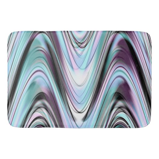 Wellen....... Badematte (Vorderseite)