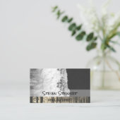 Wellen | Bäume | Außenfotografie Visitenkarte (Stehend Vorderseite)