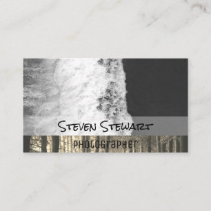 Wellen   Bäume   Außenfotografie Visitenkarte