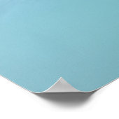 Wellen Blaues Poster (Ecke)