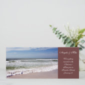 Wellen brechen am Sandy Beach ab Einladung (Stehend Vorderseite)