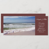 Wellen brechen am Sandy Beach ab Einladung (Vorne/Hinten)