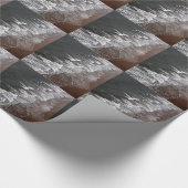 Wellen brechen auf einem Sandstrand Geschenkpapier (Ecke)