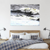 Wellen brechen leinwanddruck (Insitu (Schlafzimmer))