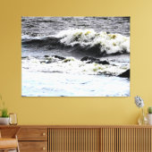 Wellen brechen leinwanddruck (Insitu (Wohnzimmer))