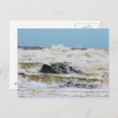 Wellen brechen. postkarte (Vorne/Hinten)