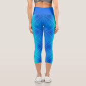 Wellen Capri Leggings (Rückseite)