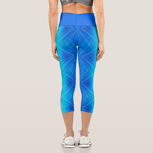 Wellen Capri Leggings (Rückseite)