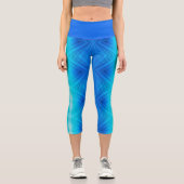 Wellen Capri Leggings (Vorderseite)