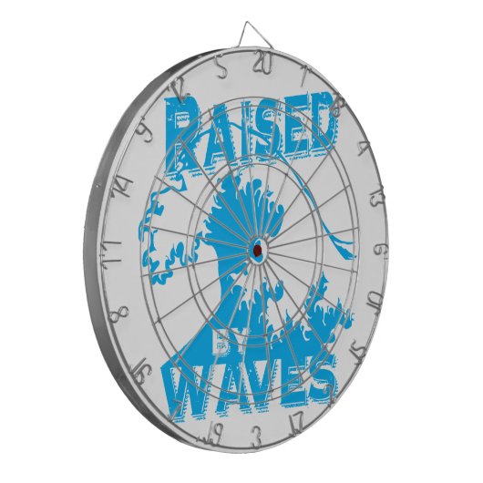 Wellen Dartscheibe (Vorderseite Links)