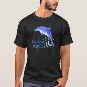 Wellen Delfine Daybreak Grundschule Ut Spiri T-Shirt