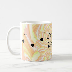 Wellen der Farb-Musiklehrer-Kaffeetasse Kaffeetasse