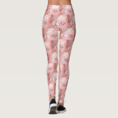 Wellen der Liebe Leggings (Rückseite)
