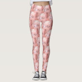 Wellen der Liebe Leggings (Vorderseite)