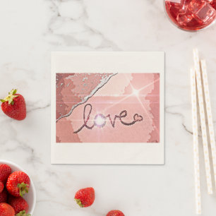 Wellen der Liebe Serviette