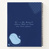 Wellen der Motivation Notizblock (Rückseite)