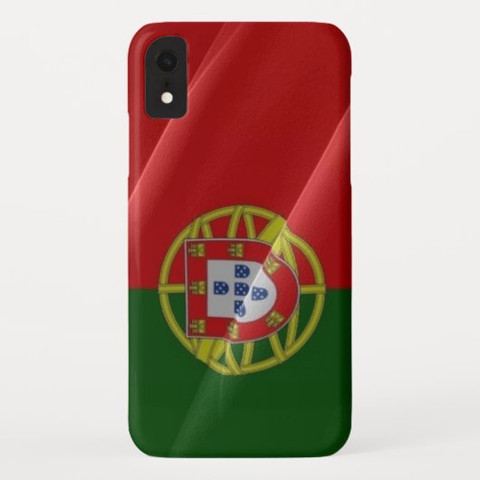 Wellen der portugiesischen Flagge - Case-Mate iPhone Hülle (Rückseite)