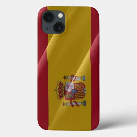 Wellen der spanischen Flagge - Case-Mate iPhone Hülle (Rückseite)