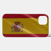 Wellen der spanischen Flagge - Case-Mate iPhone Hülle (Rückseite (Horizontal))